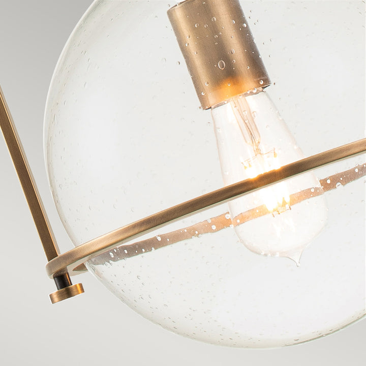 Somerset 1 Light Medium Pendant - Brass Elstead 4