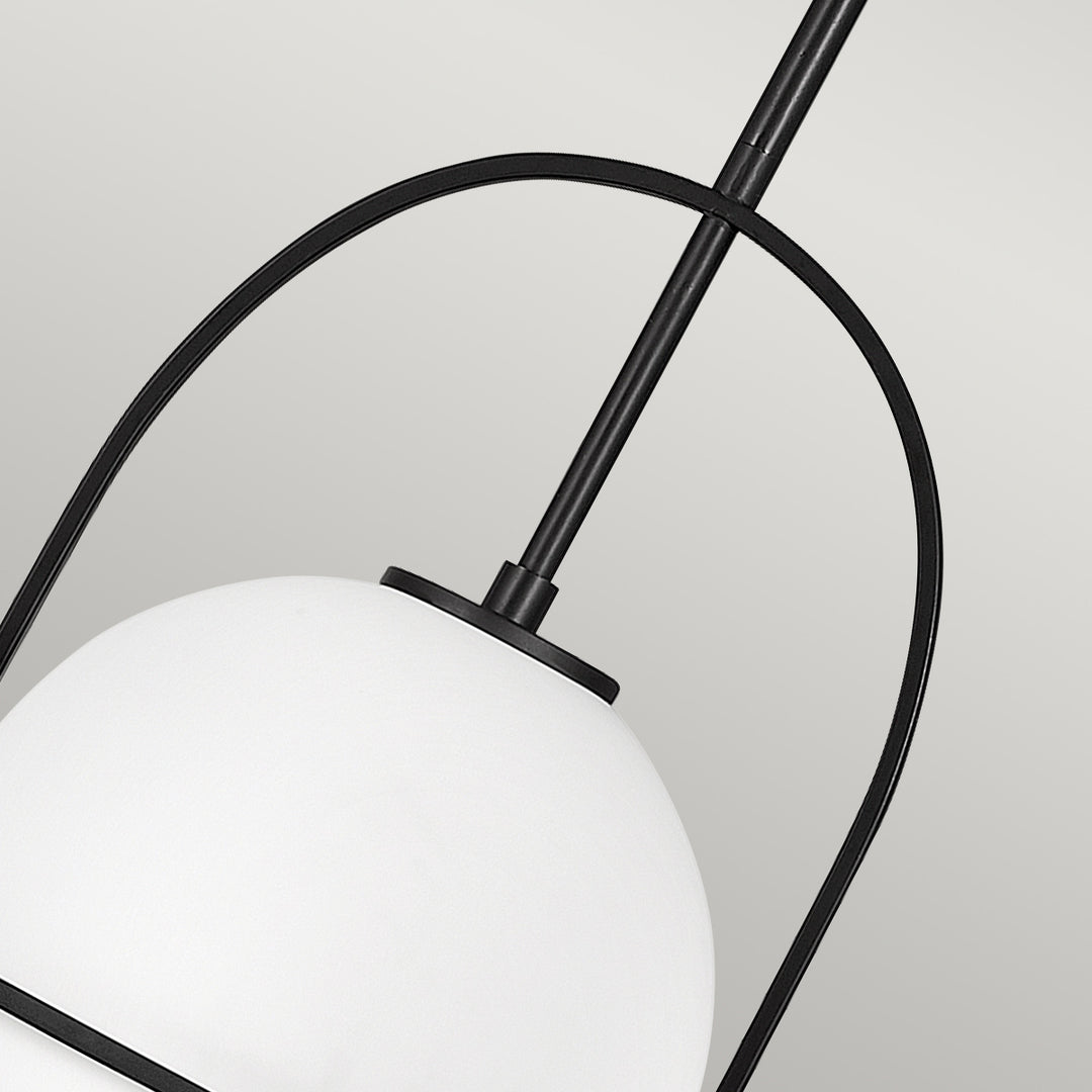 Somerset 1 Light Medium Pendant - Black Elstead 3