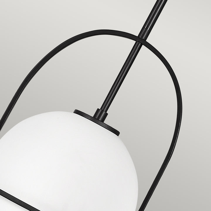 Somerset 1 Light Medium Pendant - Black Elstead 3