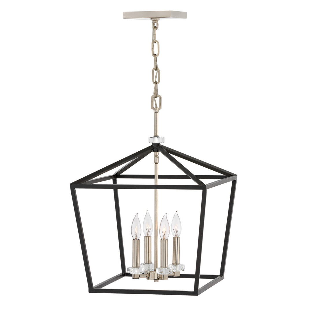 Stinson 4 Light Large Pendant/ Semi-Flush - Black Elstead 1