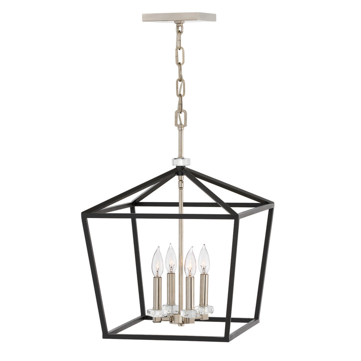 Stinson 4 Light Large Pendant/ Semi-Flush - Black Elstead 1