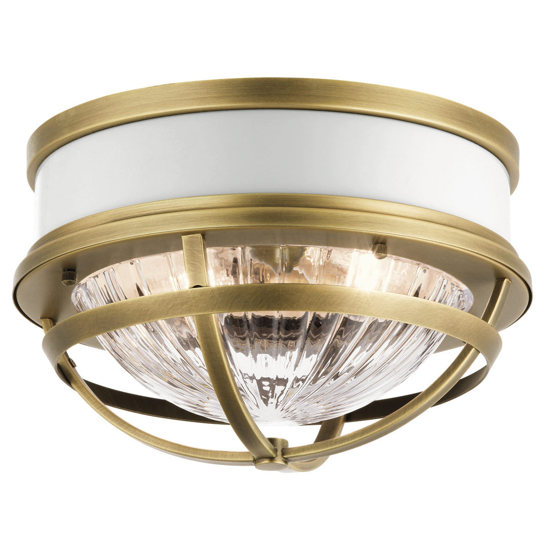 Tollis 2 Light Flush - Brass Elstead 1