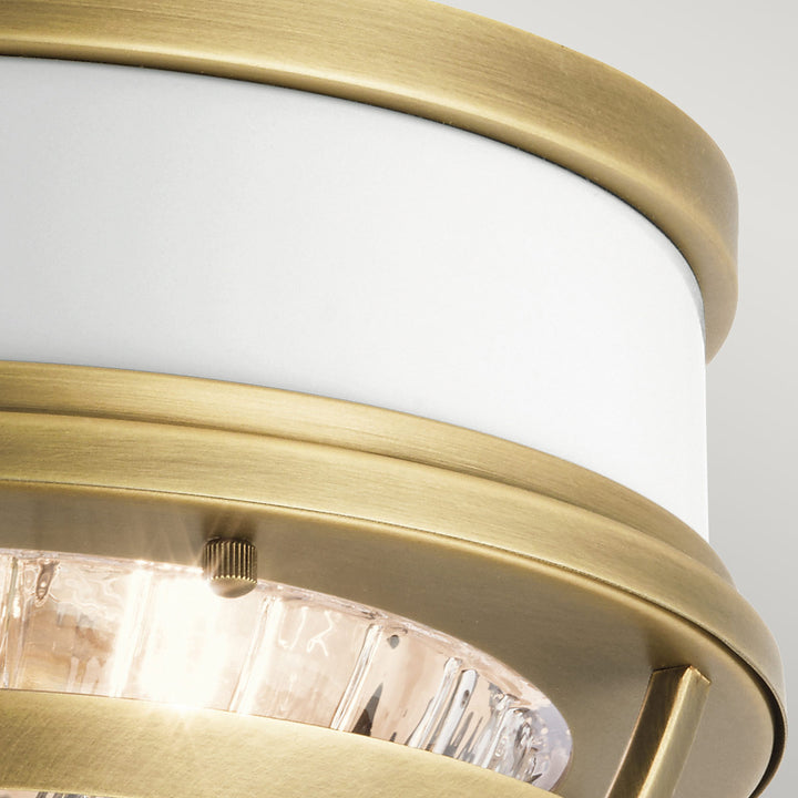 Tollis 2 Light Flush - Brass Elstead 6