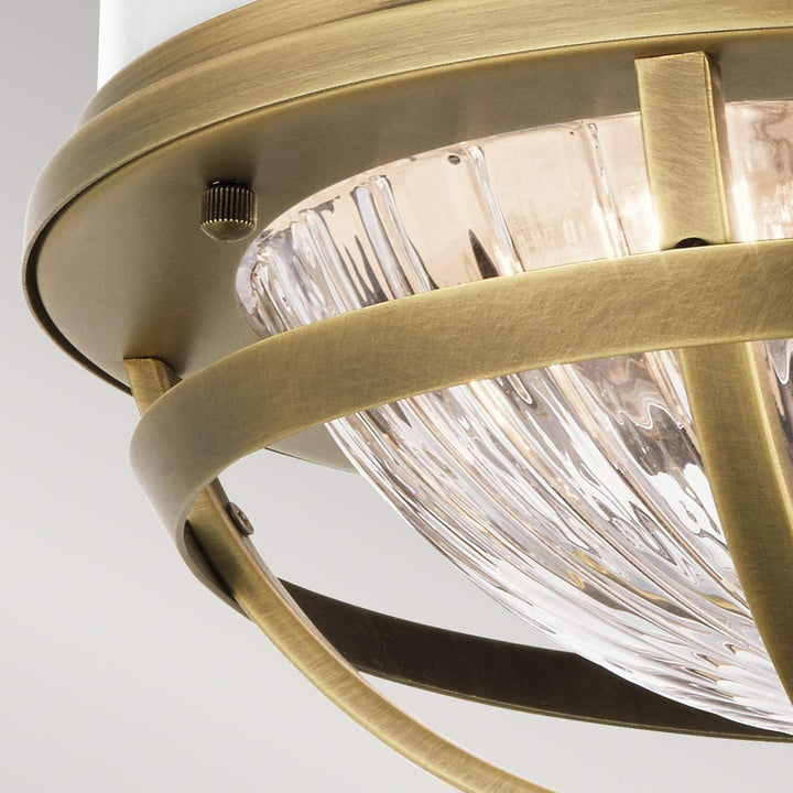 Tollis 2 Light Flush - Brass Elstead 4