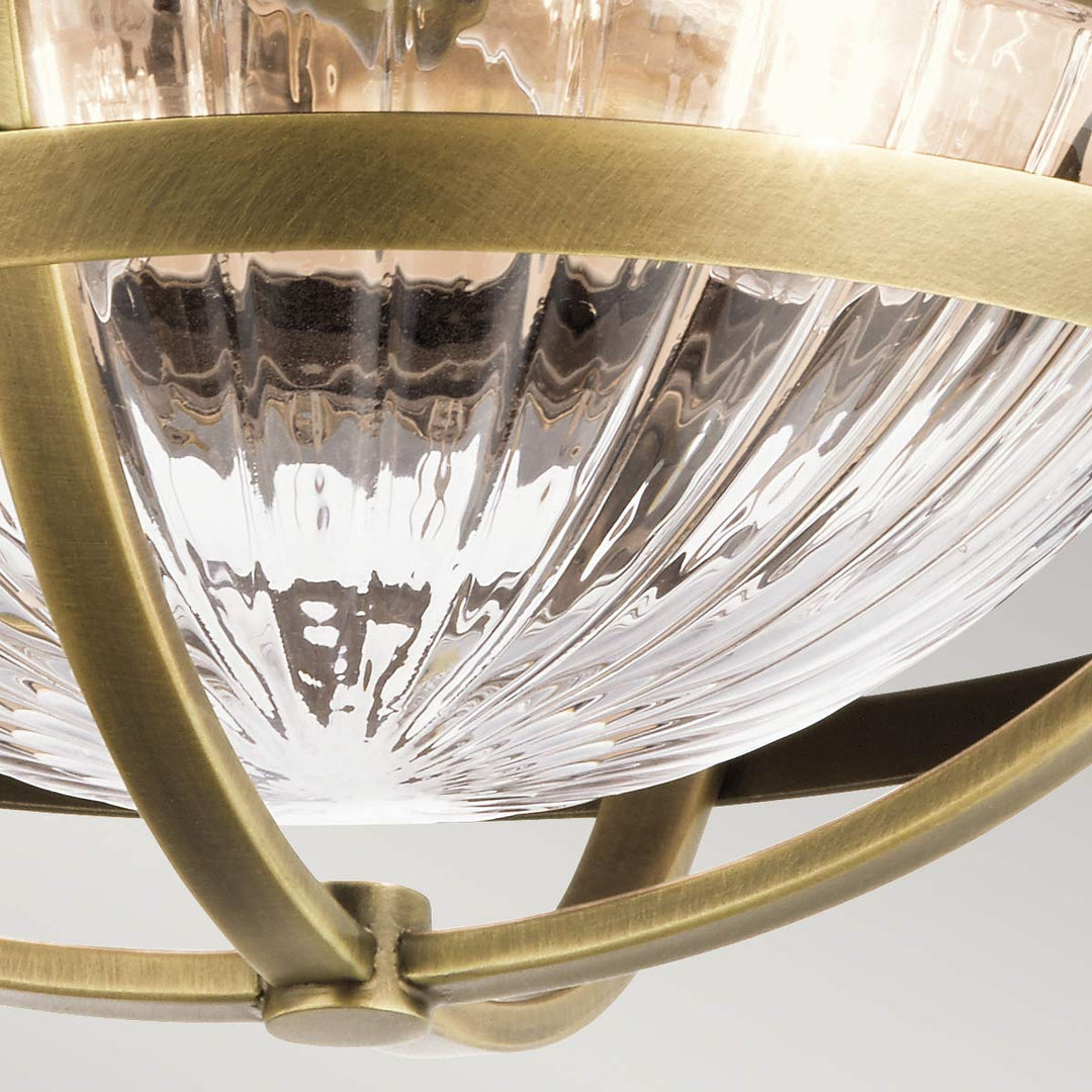 Tollis 2 Light Flush - Brass Elstead 5