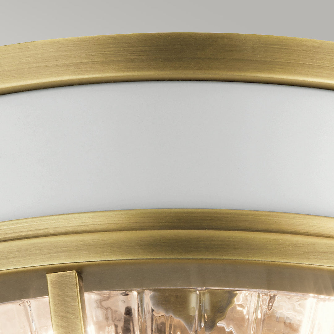 Tollis 2 Light Flush - Brass Elstead 2
