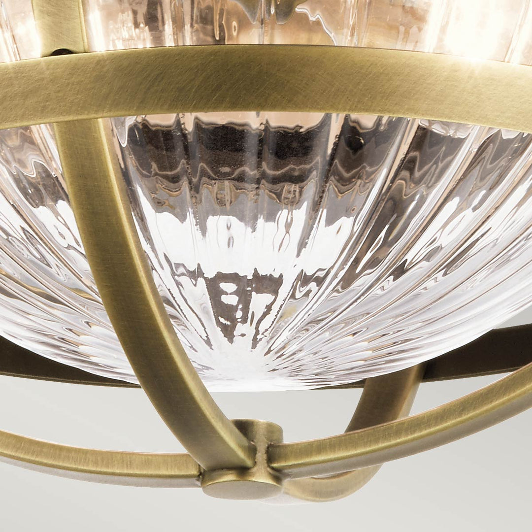 Tollis 2 Light Flush - Brass Elstead 3