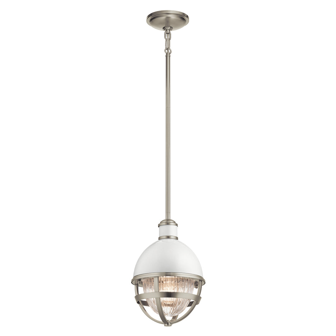 Tollis 1 Light Mini Pendant - Nickel Elstead 1