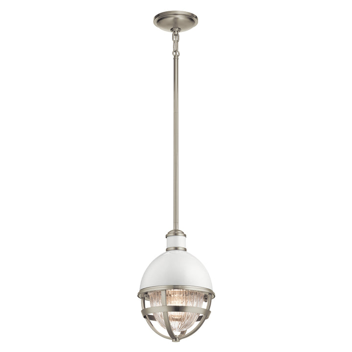 Tollis 1 Light Mini Pendant - Nickel Elstead 1