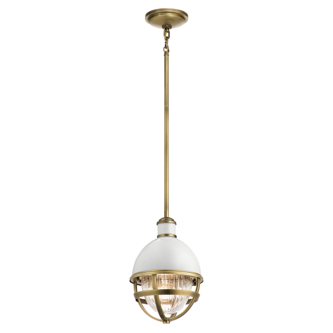 Tollis 1 Light Mini Pendant - Brass Elstead 1