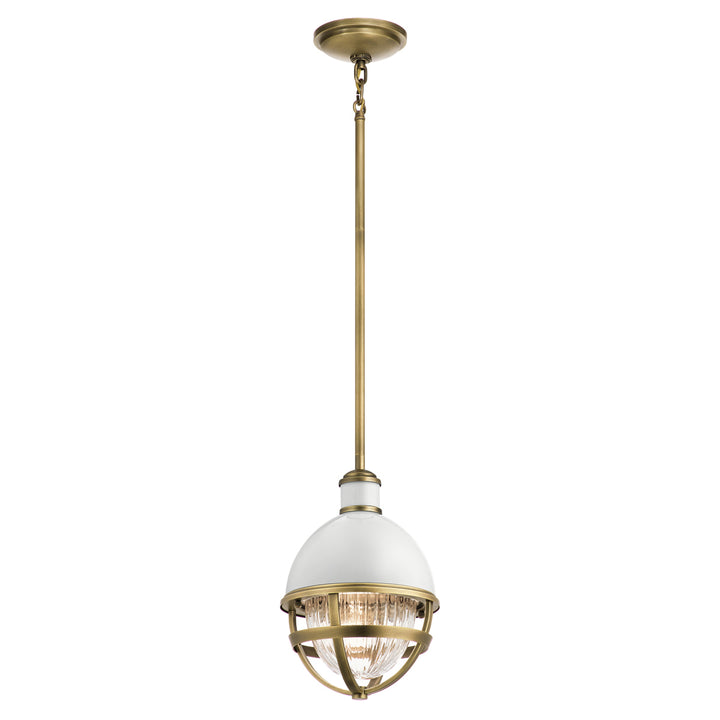 Tollis 1 Light Mini Pendant - Brass Elstead 1