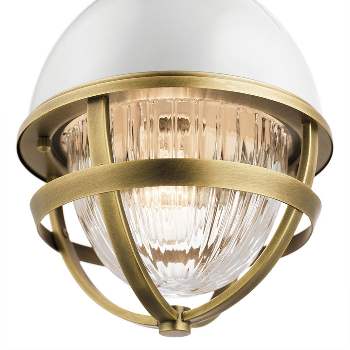 Tollis 1 Light Mini Pendant - Brass Elstead 2