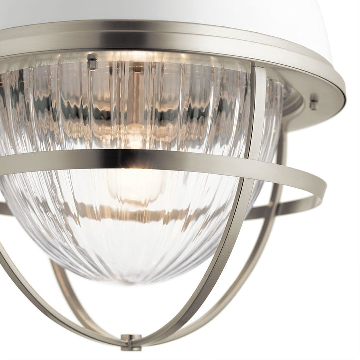 Tollis 1 Light Pendant - Nickel Elstead 3