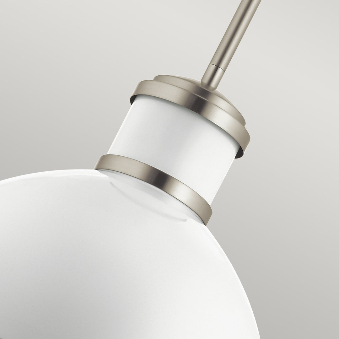 Tollis 1 Light Pendant - Nickel Elstead 5