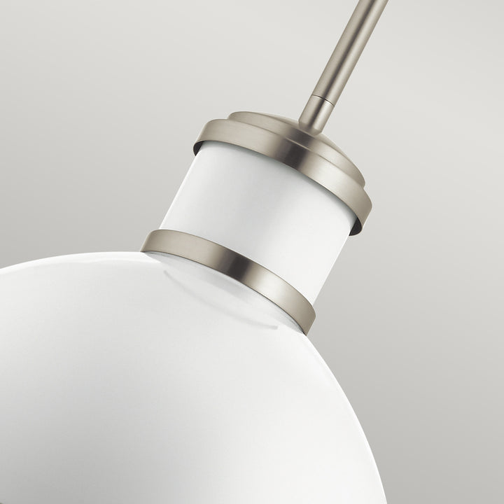 Tollis 1 Light Pendant - Nickel Elstead 5