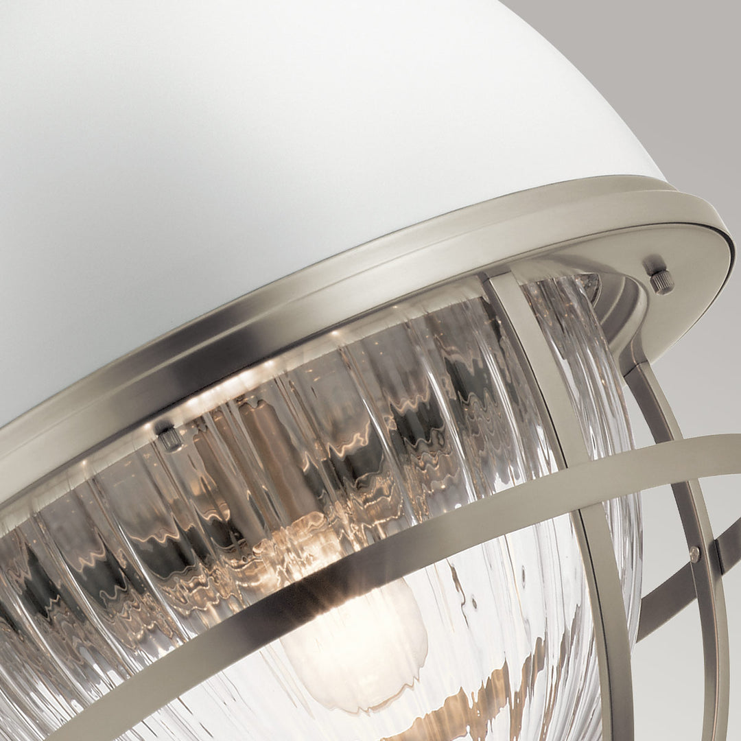 Tollis 1 Light Pendant - Nickel Elstead 2