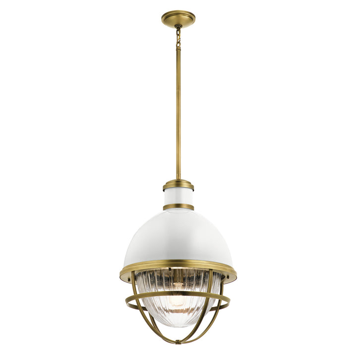 Tollis 1 Light Pendant - Brass Elstead 1