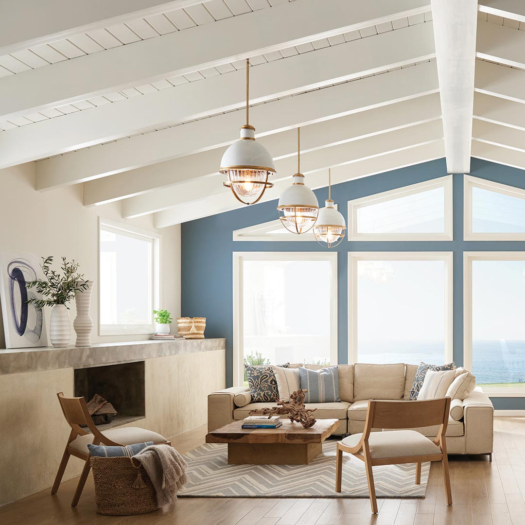 Tollis 1 Light Pendant - Brass Elstead 8