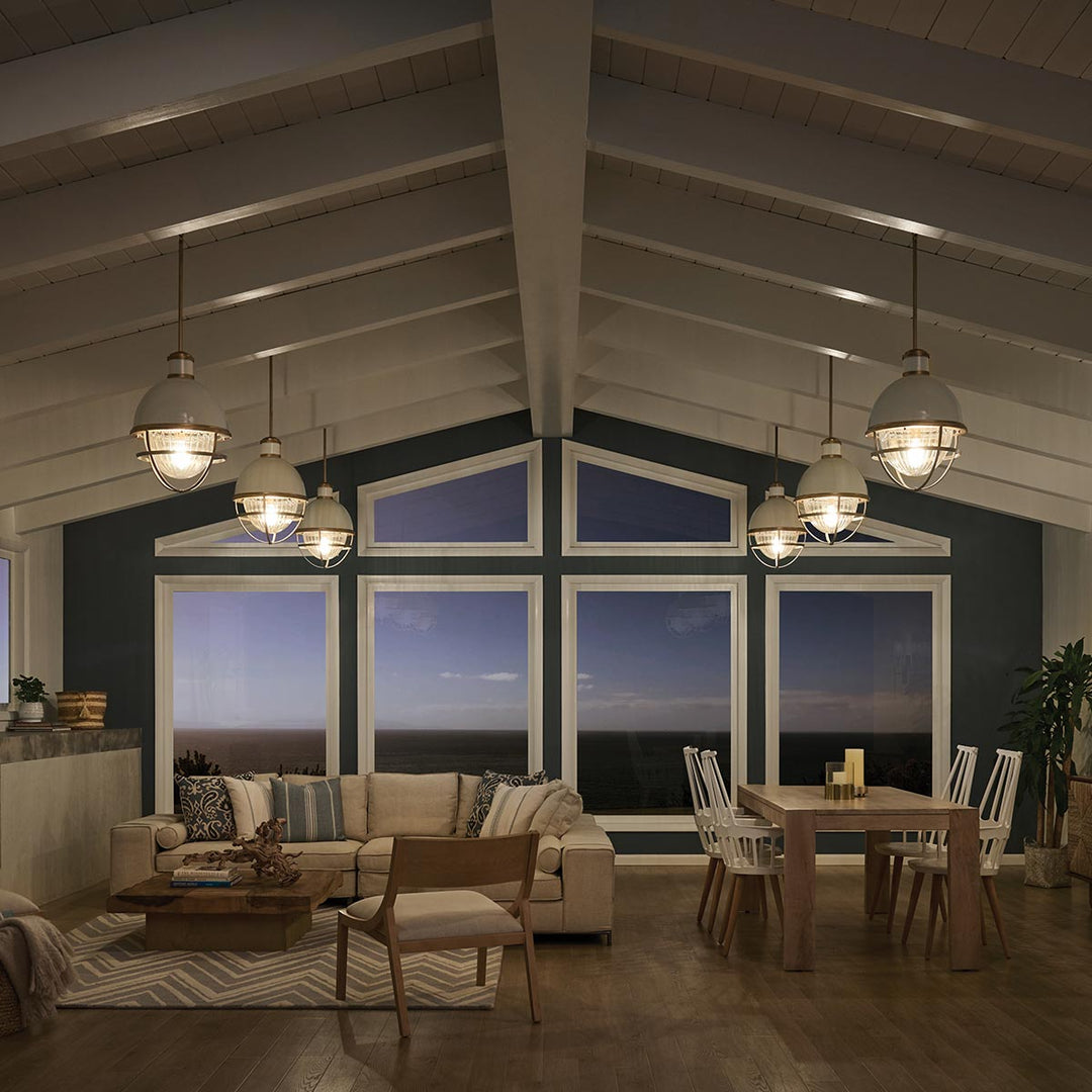 Tollis 1 Light Pendant - Brass Elstead 3