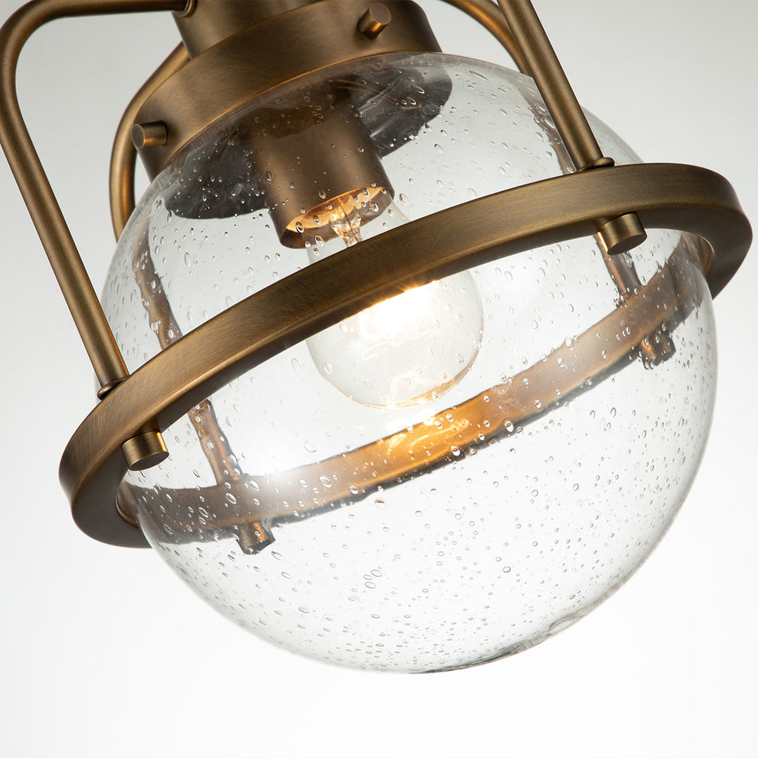 Triocent 1 Light Pendant/ Semi-Flush - Brass Elstead 6