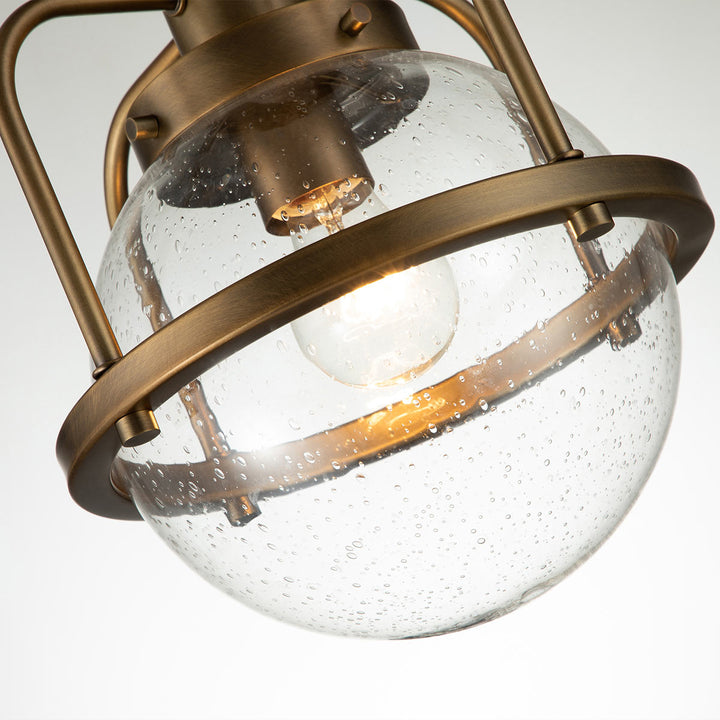 Triocent 1 Light Pendant/ Semi-Flush - Brass Elstead 6