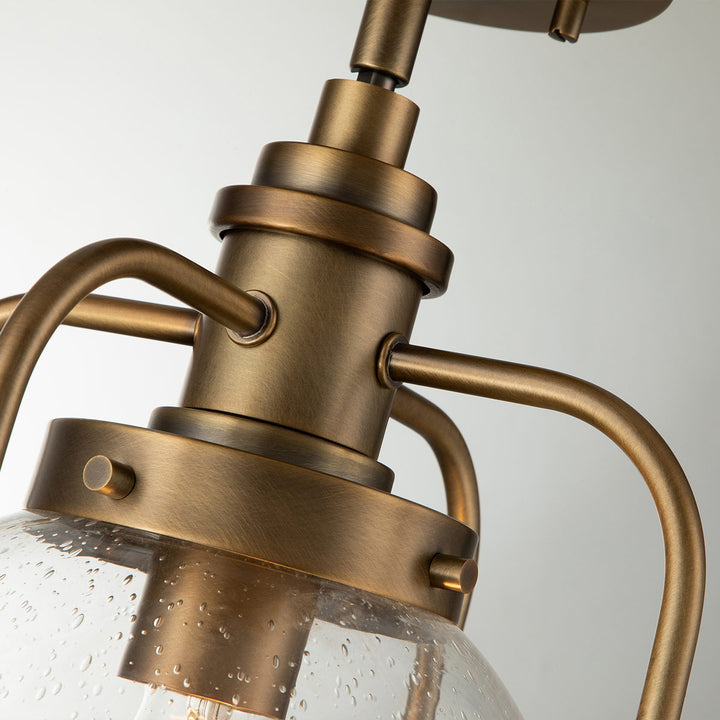 Triocent 1 Light Pendant/ Semi-Flush - Brass Elstead 8