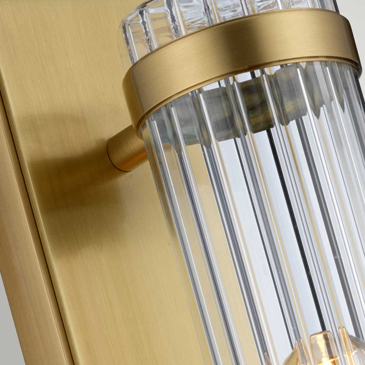 Wellington 1 Light Wall Light - Aged Brass Elstead 6