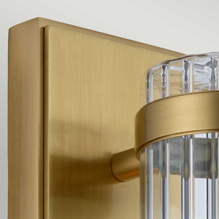 Wellington 1 Light Wall Light - Aged Brass Elstead 5