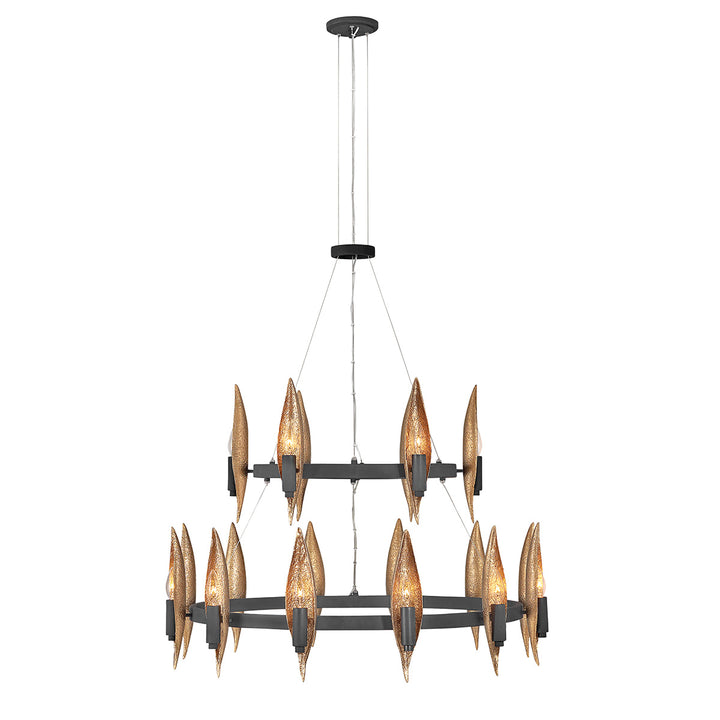 Willow 18 Light Chandelier Elstead 1
