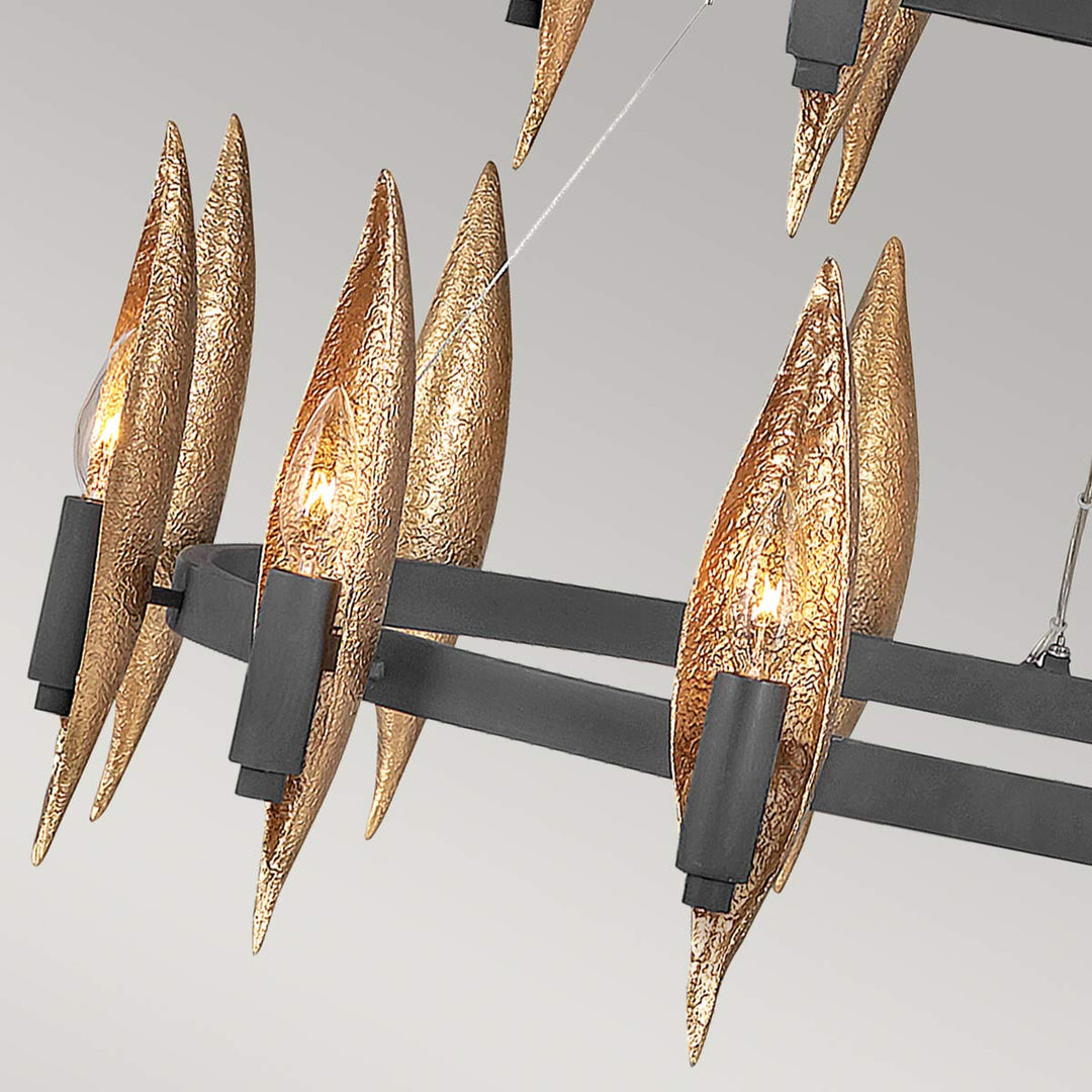 Willow 18 Light Chandelier Elstead 2