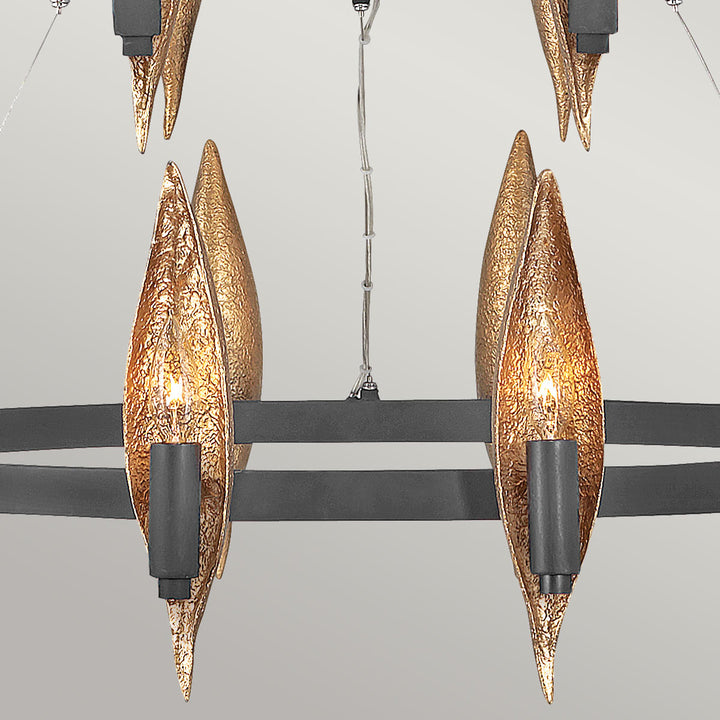 Willow 18 Light Chandelier Elstead 3
