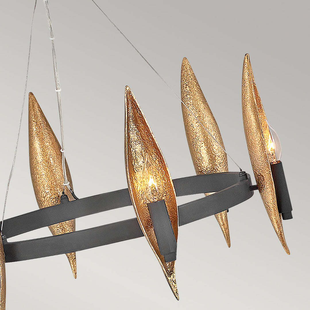 Willow 6 Light Chandelier Elstead 3