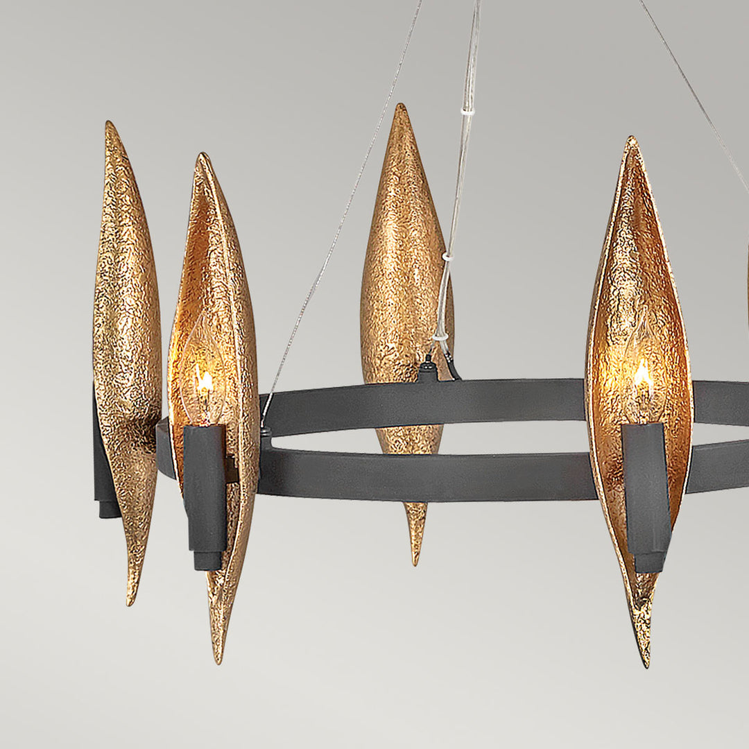 Willow 6 Light Chandelier Elstead 2
