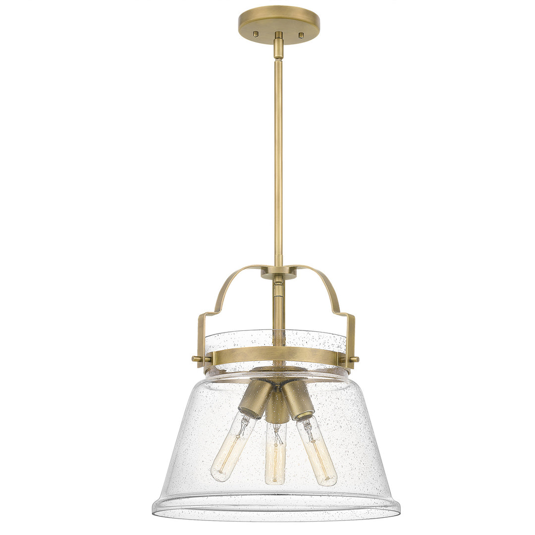 Wimberley 3 Light Pendant - Brass Elstead 1
