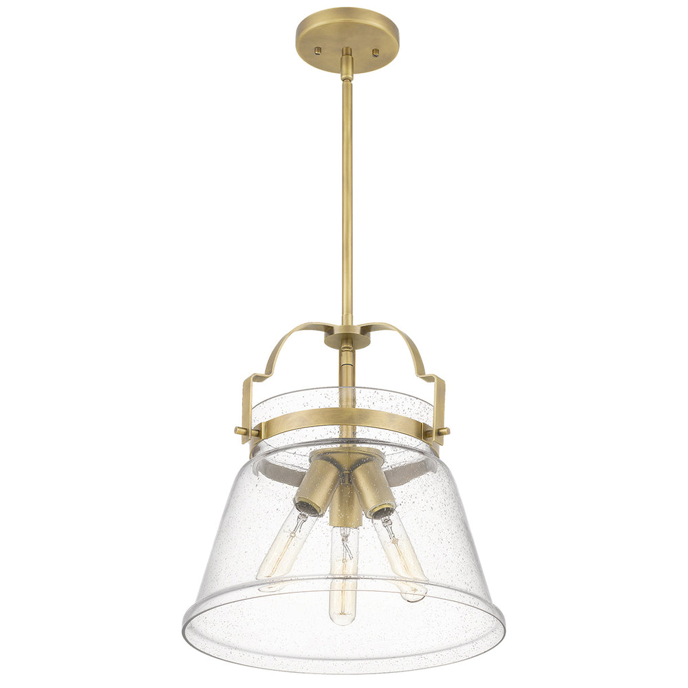 Wimberley 3 Light Pendant - Brass Elstead 2