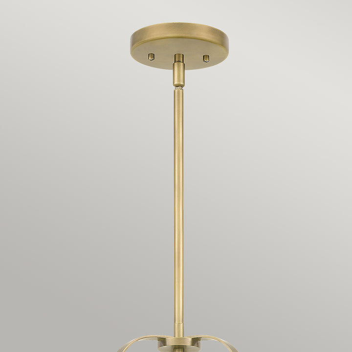 Wimberley 3 Light Pendant - Brass Elstead 6