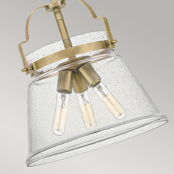 Wimberley 3 Light Pendant - Brass Elstead 5