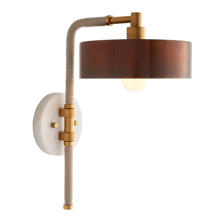 Aaron 1 Wall Light - Antique Brass