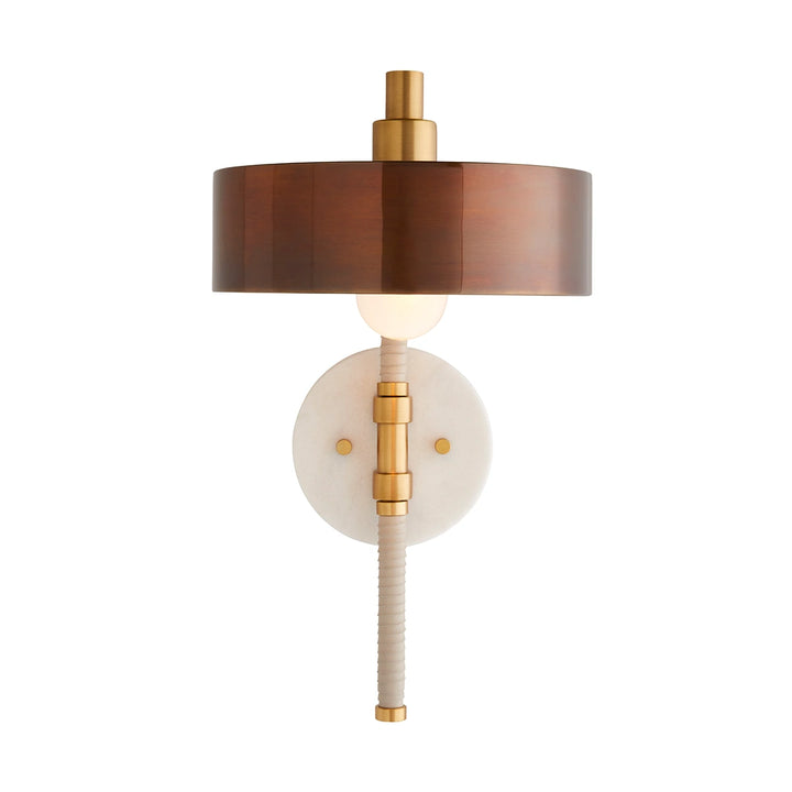 Aaron 1 Wall Light - Antique Brass