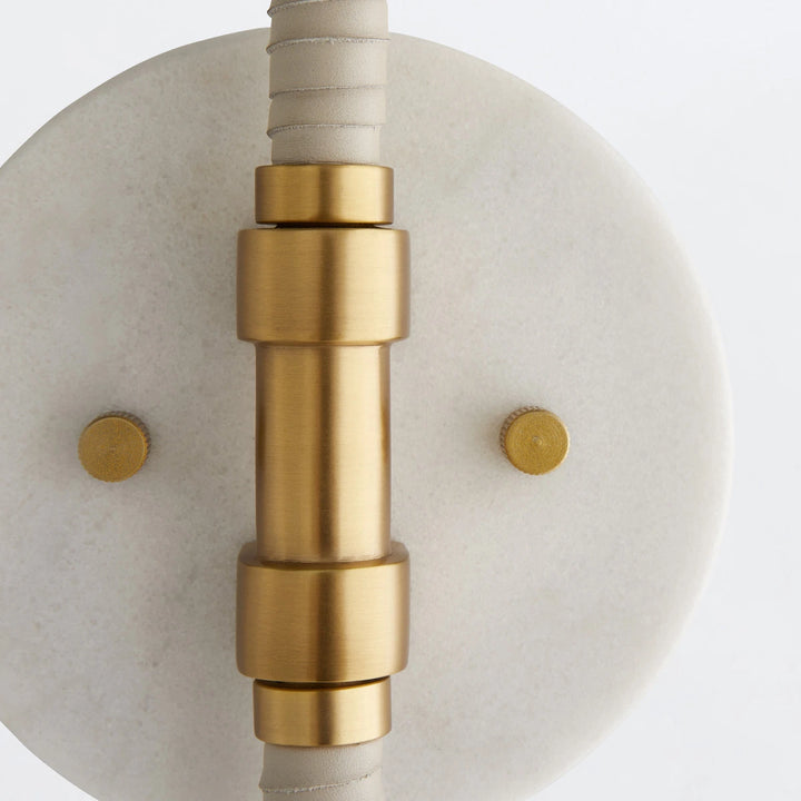 Aaron 1 Wall Light - Antique Brass