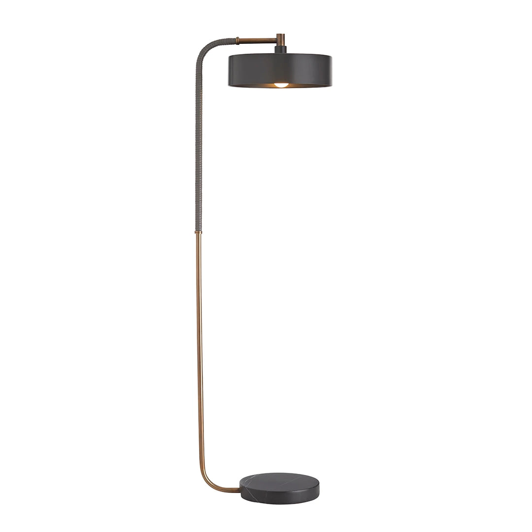 Aaron 1 Floor Lamp - Heritage Brass