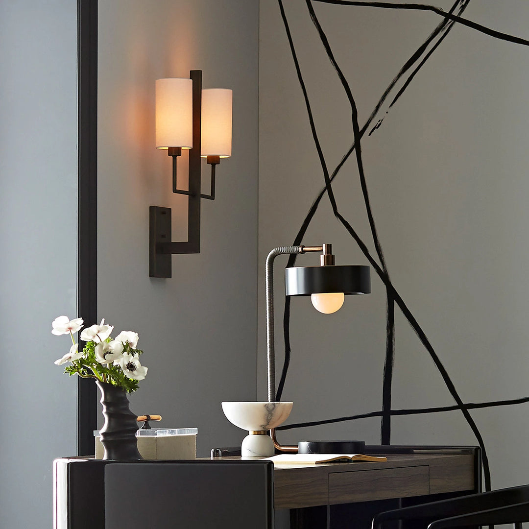 Blade 2 Wall Light - Aged Bronze