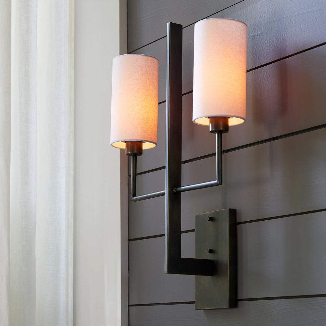 Blade 2 Wall Light - Aged Bronze