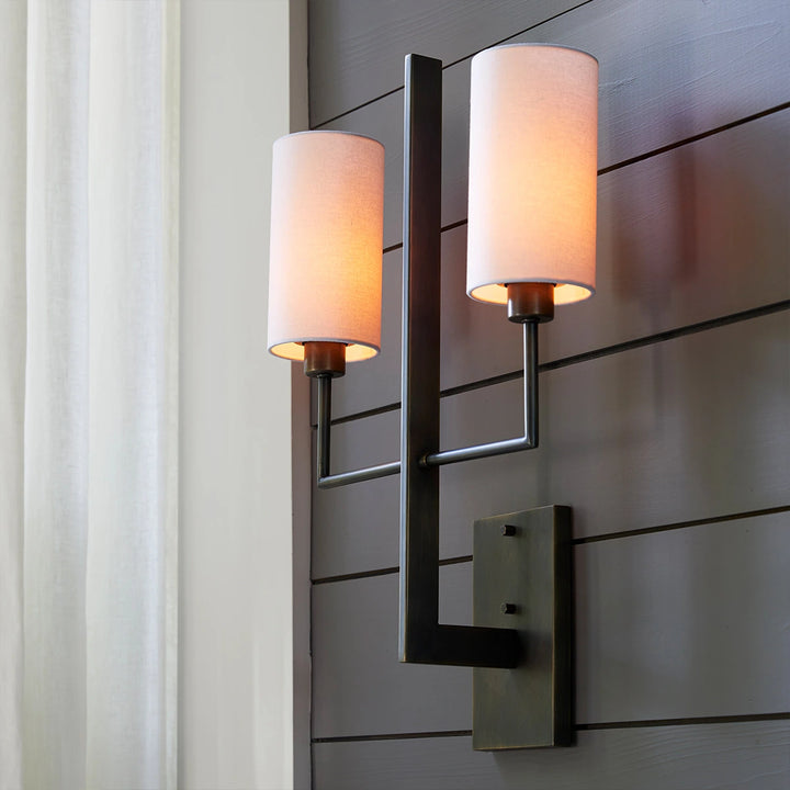 Blade 2 Wall Light - Aged Bronze