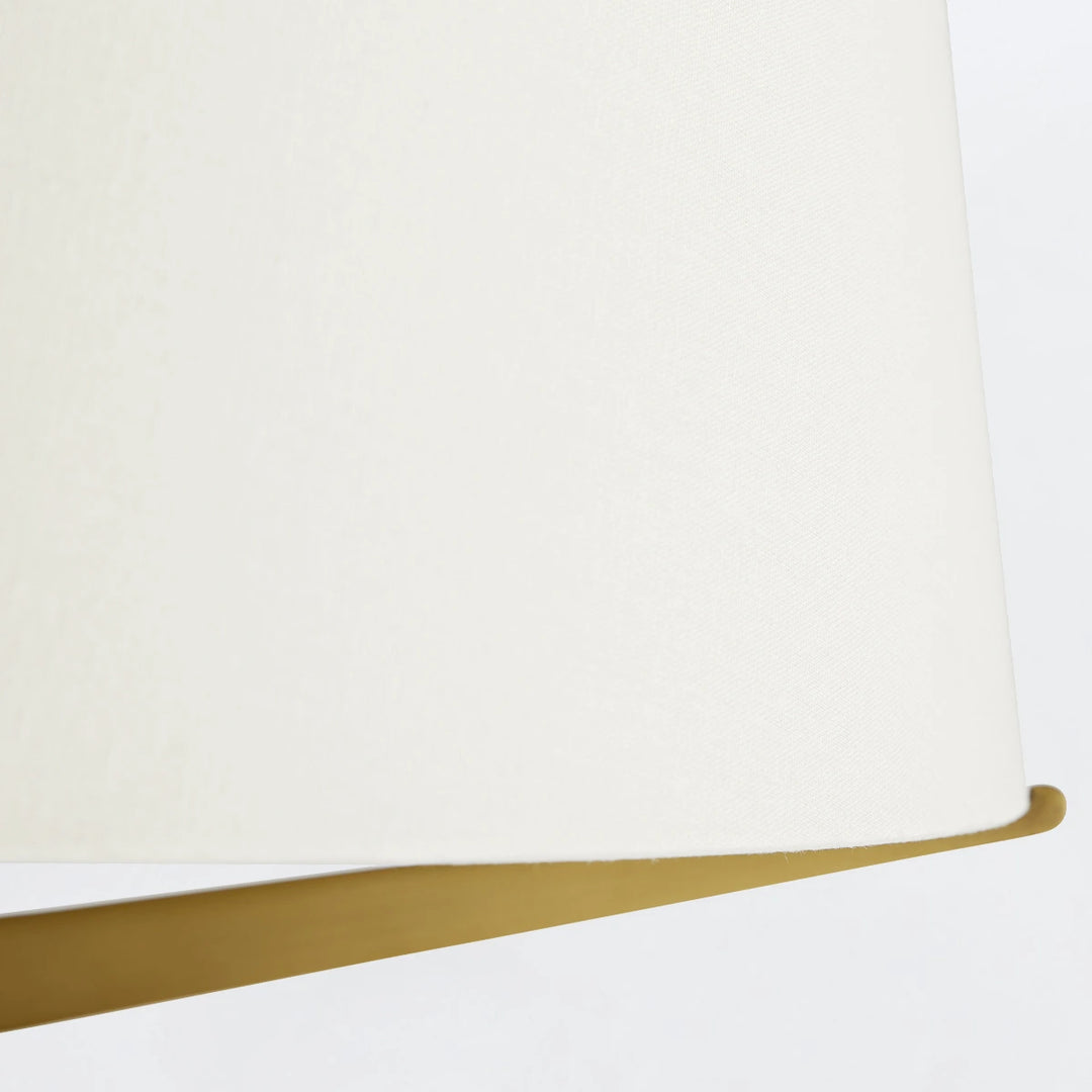 Elden 1 Floor Lamp - Black & Antique Brass