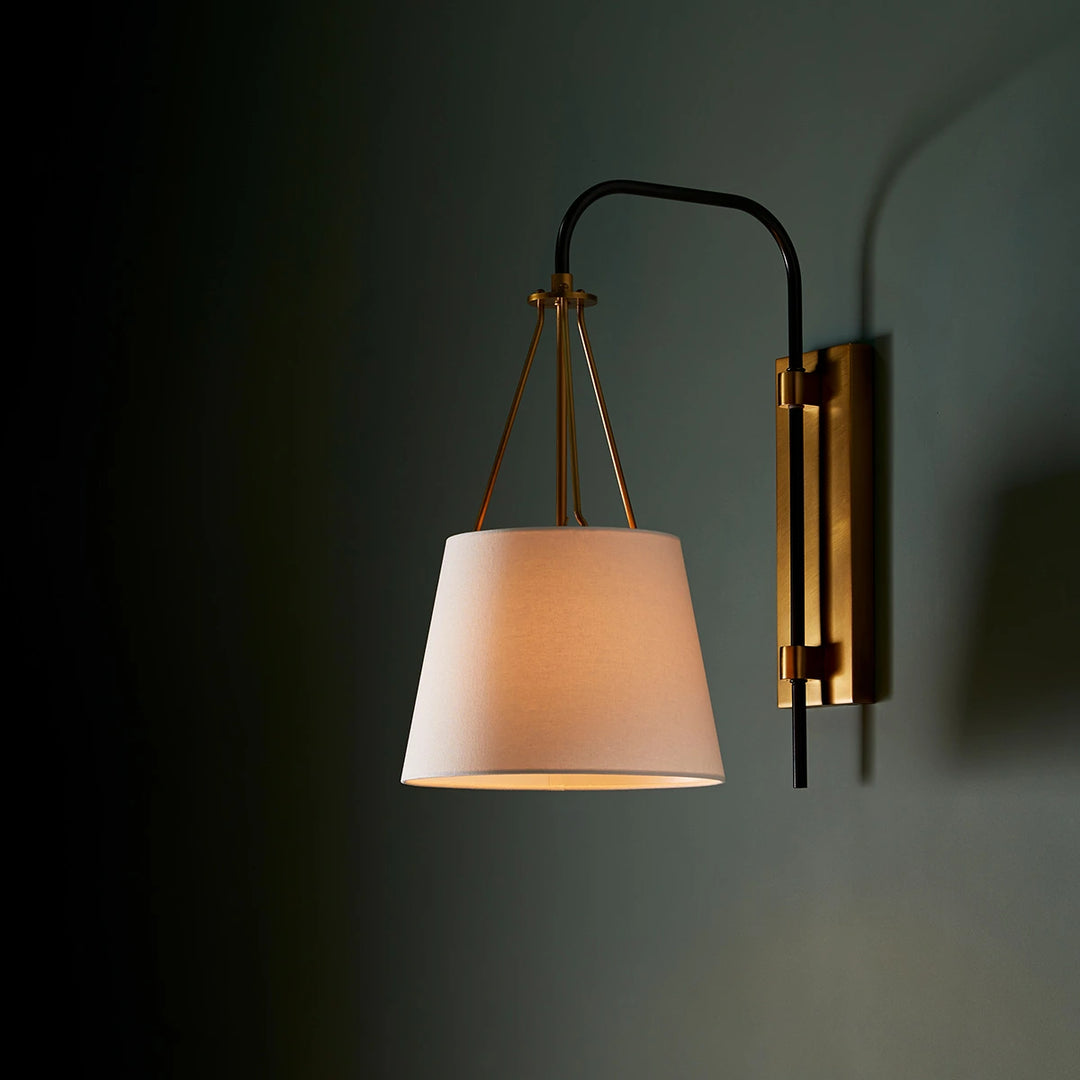 Franklin 1 Wall Light - Antique Brass & Bronze