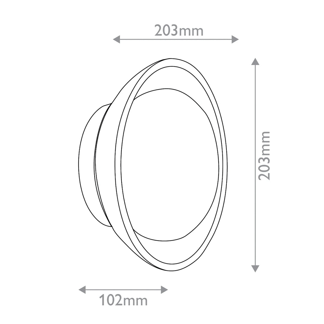 Glaze 1 Wall Light - Ivory Stained Crackle & Blackened Steel