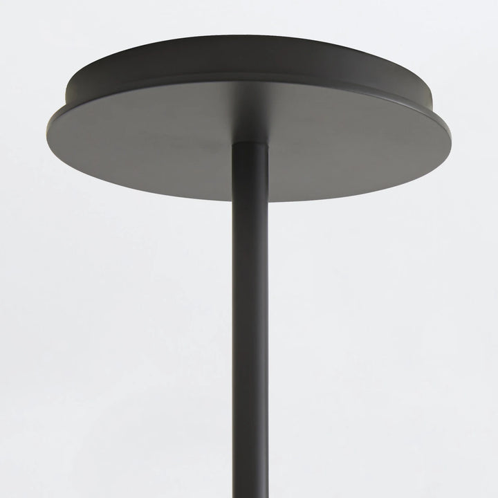 Glaze 2 Linear Chandelier - Ivory Stained Crackle & Blackened Steel