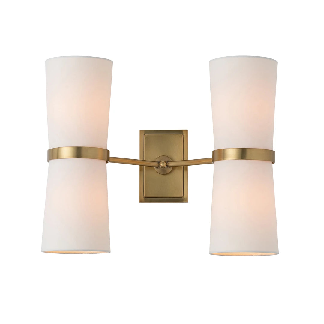Inwood 4 Wall Light - Antique Brass