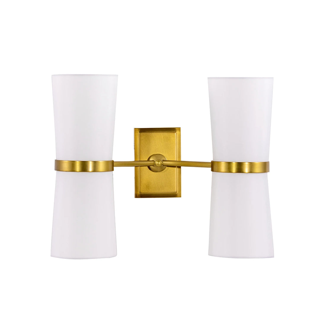 Inwood 4 Wall Light - Antique Brass